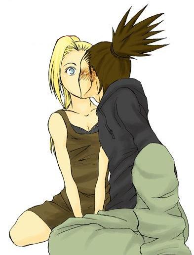 Shikamaru had  Stolen Inos first kiss